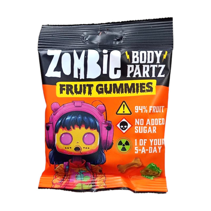 XPROD ZOMBIE 35 GR FRUIT BODY PARTZ GUMMIES