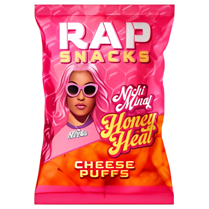 SNACK RAP SNACKS 100 GR NICKI MINAJ HONEY HEAT CHEESE PUFFS | 12 x 100g