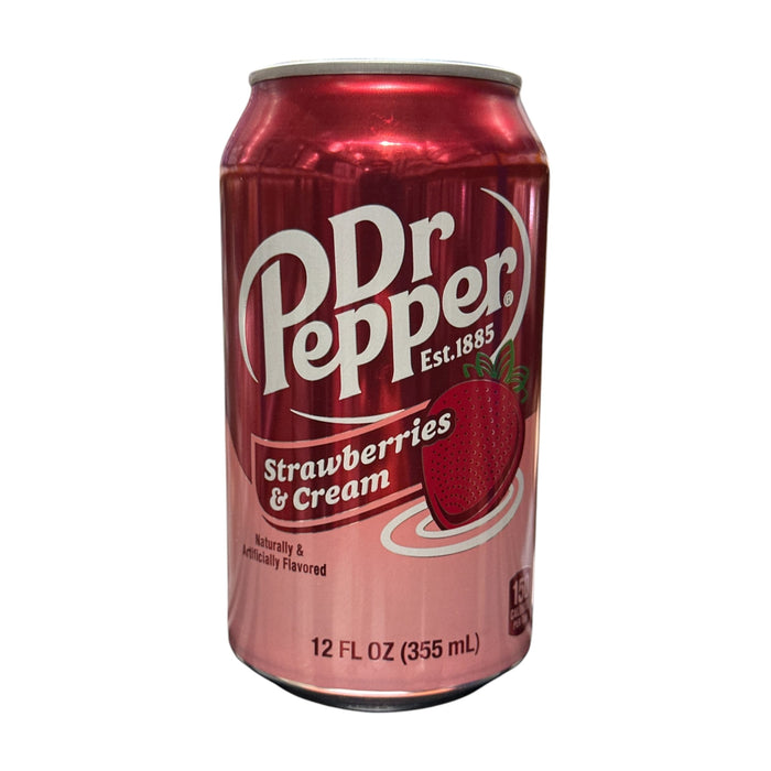 BEVER DR PEPPER 355 ML STRAWBERRY CREAM (12 UN)