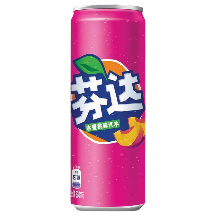 BEBIDA FANTA 330 ML LATA DE MELOCOTÓN BLANCO ASIÁTICA (12 UN)