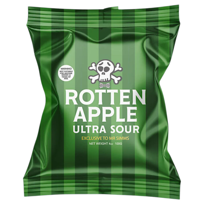 CANDY MR SIMMS 100 GR ROTTEN APPLES | 24 x 100g