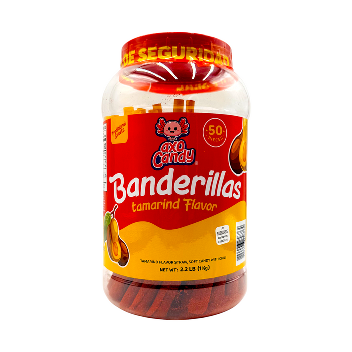 CARAMELO AXOLOTL 50 x 20 GR BANDERILLA TAMARINDO VITROLERO