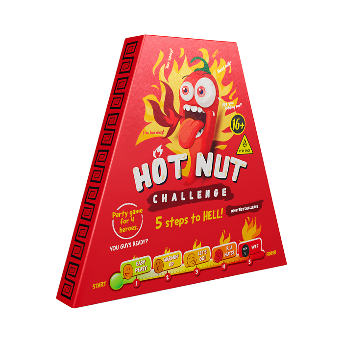 SNACK HOT CHIP 24 GR HOT NUT CHALLENGE (10 UN)