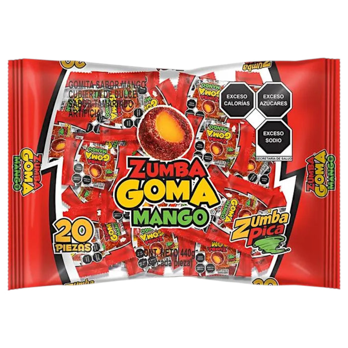 CANDY ZUMBA PICA 20 x 22 GR GOMA MANGO