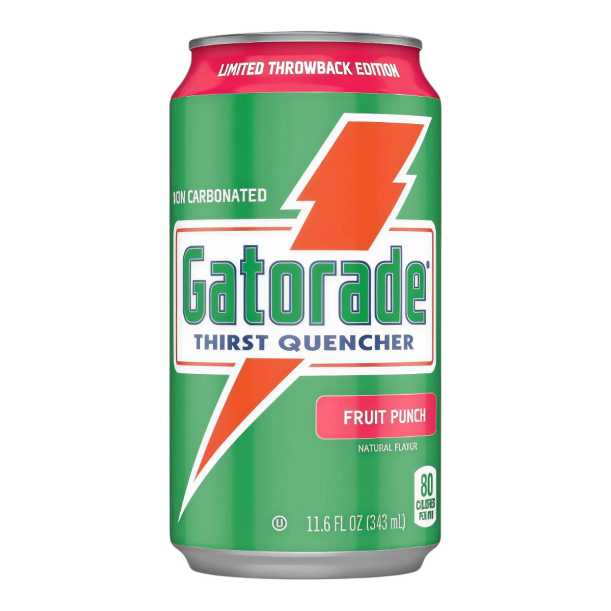 BEVER GATORADE 343 ML FRUIT PUNCH CAN