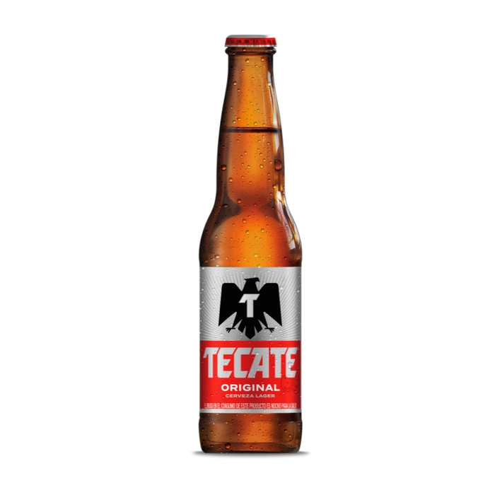 BEVER TECATE 325 ML ORIGINAL BEER GLASS | 20 x 325ml