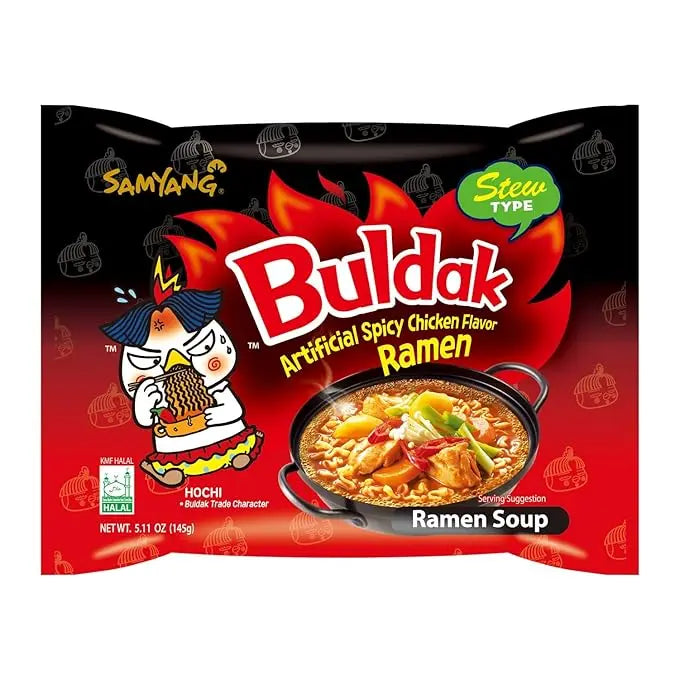 XPROD BULDAK 5 x 145 GR HOT CHICKEN STEW NOODLE | 8 x 5 x 145g