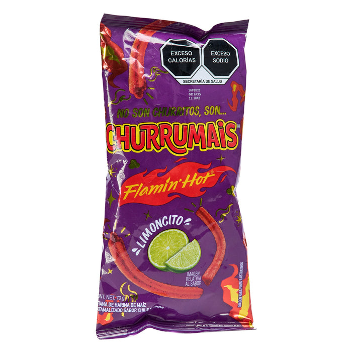 SNACK CHURRUMAIS 70 GR FLAMIN HOT