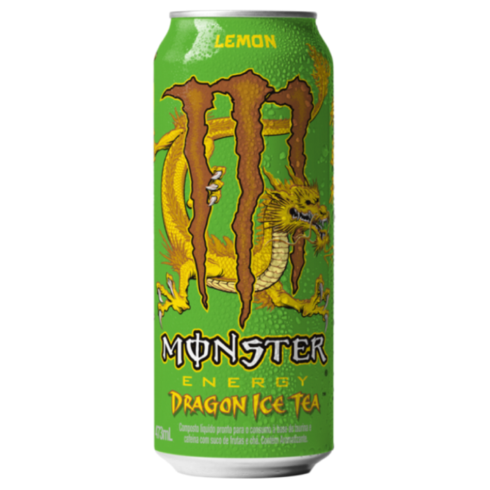 BEVER MONSTER 473 ML LEMON DRAGON ICE TEA (BRAZIL) | 6 x 473ml