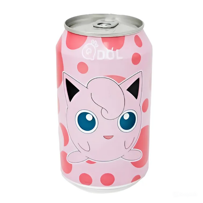 BEVER QDOL 330 ML POKEMON JIQQLYPUFF PEACH SPARKLING WATER | 24 x 330ml