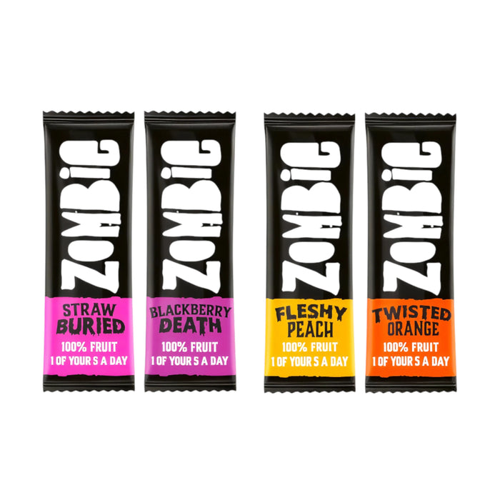 CANDY ZOMBIE 24 x 25 GR FRUIT BARS LEATHERZ VARIETY BOX