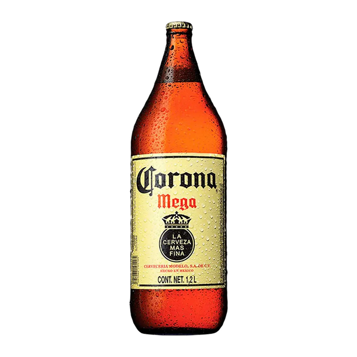 BEVER CORONA 1,2 LT MEGA BIERGLAS