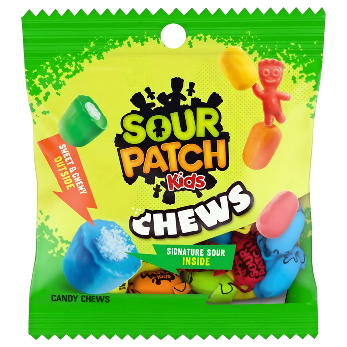 CANDY SOUR PATCH KIDS 60 GR CHEWS ASSORTED