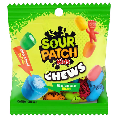 CANDY SOUR PATCH KIDS 60 GR CHEWS ASSORTED