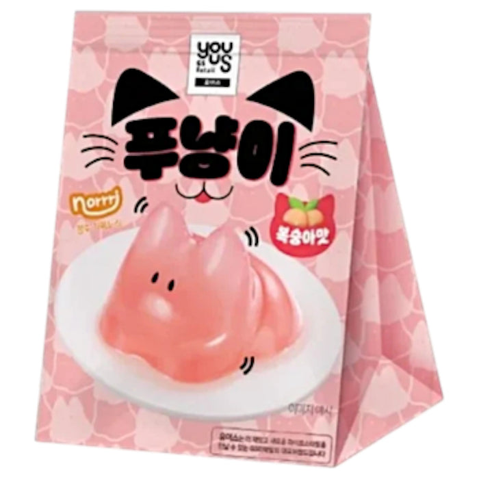 CANDY PUNYANGI 6 x 90 GR PUDDING JELLY CAT PEACH