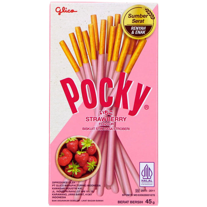 PASTR POCKY 10 x 45 GR FRESA