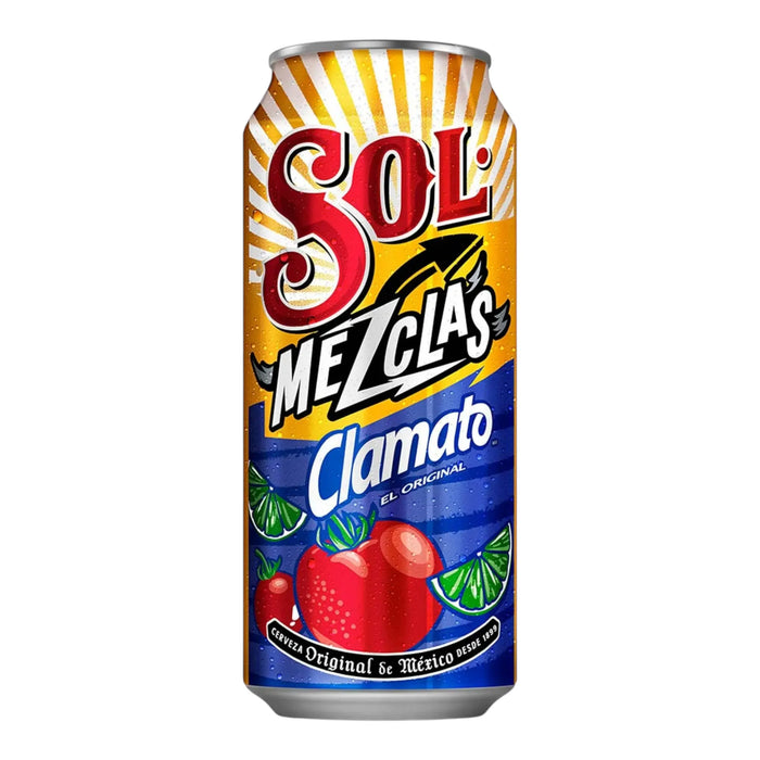 BEVER SOL 473 ML CLAMATO BEER CAN