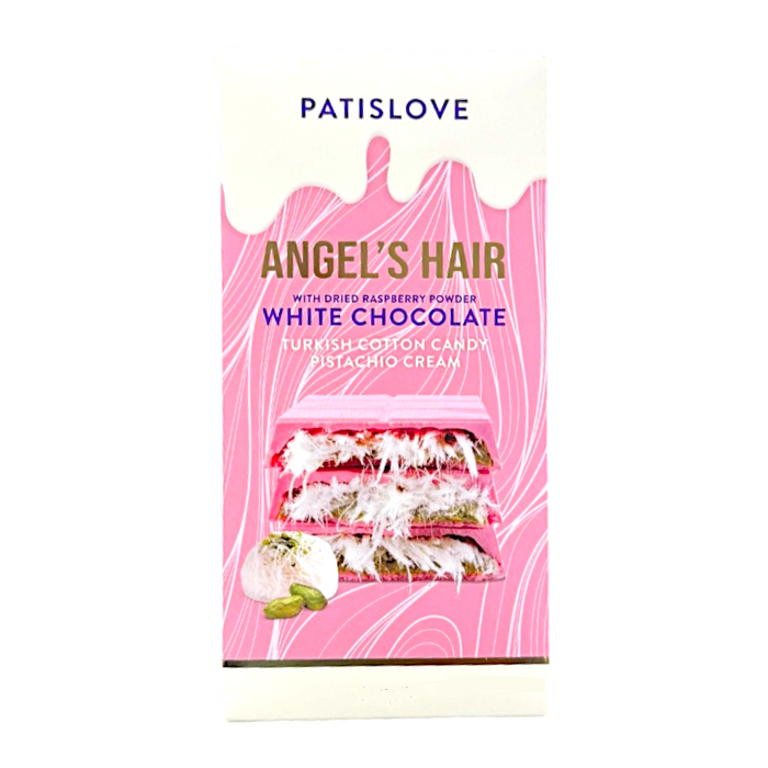 CANDY ANGEL HAIR PATISLOVE 10 x 90 GR ROSA TÜRKISCHE ZUCKERWATTE PISTAZIENCREME