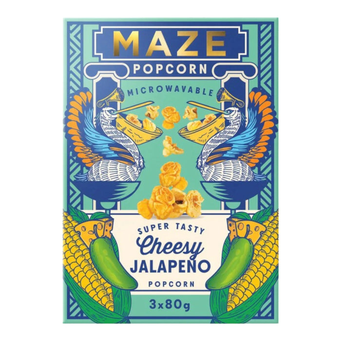 SNACK MAZE 240 GR POPCORN JALAPEÑO CHEDDAR