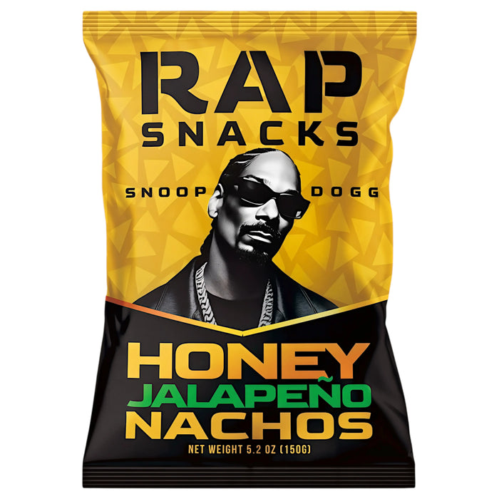 SNACK RAP SNACKS 100 GR SNOOP DOGG HONEY JALAPEÑO NACHOS | 16 x 100g