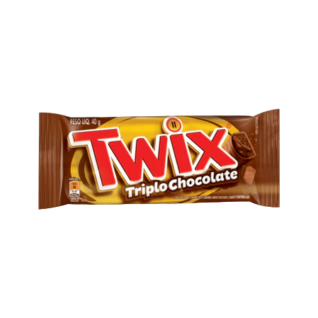 CANDY TWIX 18 x 40 GR TRIPLO CHOCOLATE (BRAZIL)