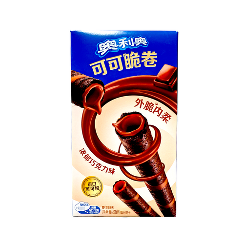GALLETA OREO 50 GR ROLLO CRUJIENTE CHOCOLATE ASIÁTICO