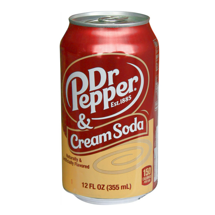 Dr Pepper Cream Soda 355ml (12 Einheiten)