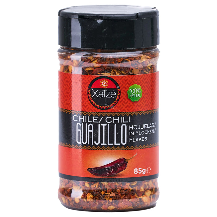 CHILE XATZE 85 GR CHILE GUAJILLO HOJUELAS