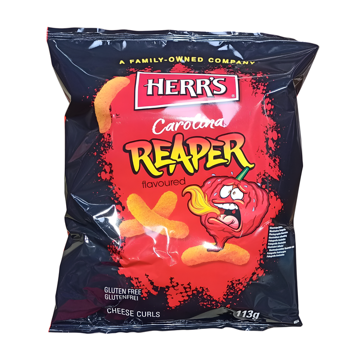 SNACK HERRS 113 GR CAROLINA REAPER CHEESE CURLS