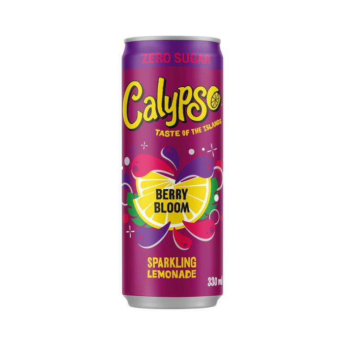 BEVER CALYPSO 330 ML BERRY BLOOM ZERO SUGAR