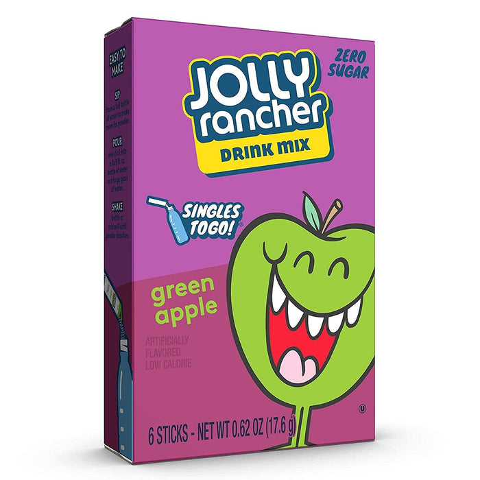 XPROD JOLLY RANCHER 6 x 2.9 GR SINGLES GREEN APPLE