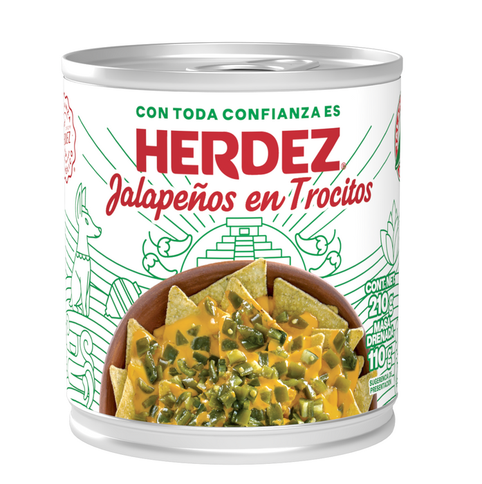 CHILE HERDEZ 210 GR JALAPENOS EN TROCITOS