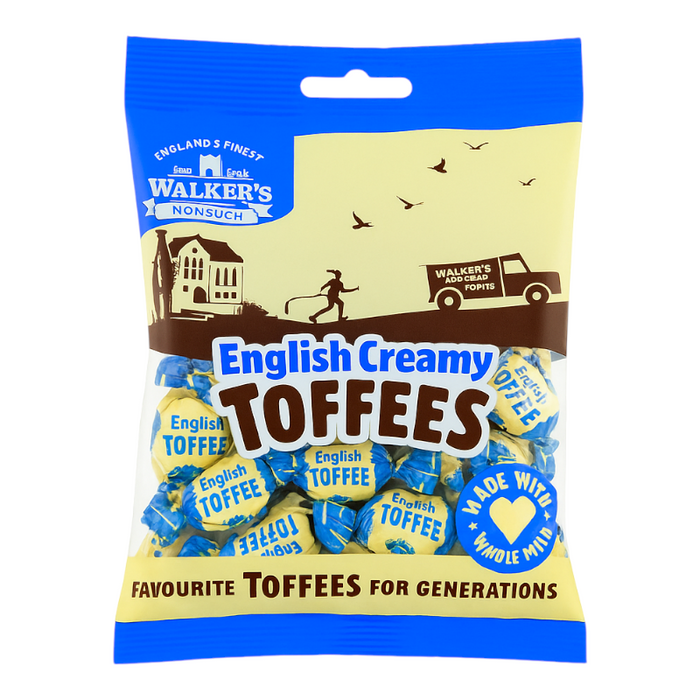 CANDY WALKER'S NOUNSUCH 150 GR ENGLISH CREAMY TOFFEES