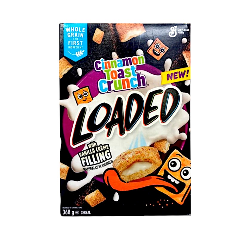 XPROD TOAST CRUNCH 368 GR CINNAMON LOADED CEREAL — Crevel