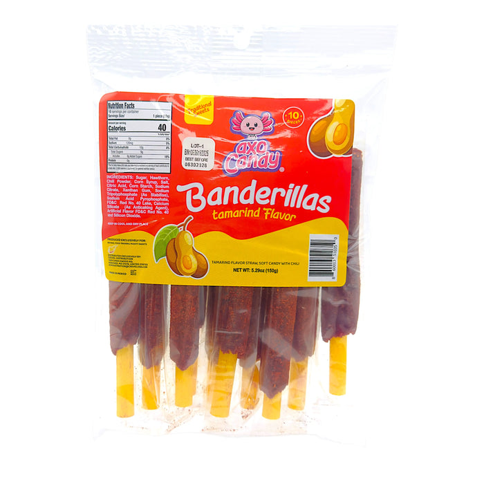 CANDY AXO CANDY 10 x 15 GR BANDERILLA TAMARINDO BOLSA
