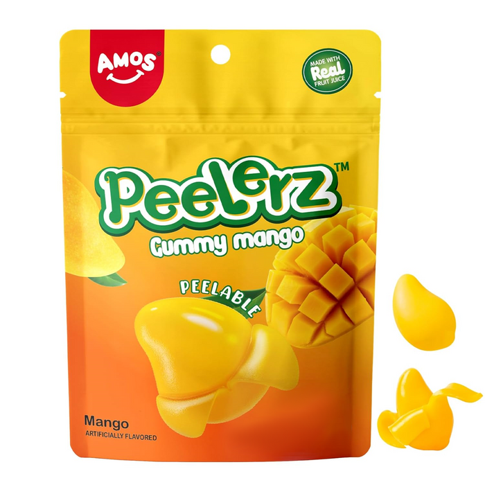 CANDY AMOS 65 GR PEELERZ GUMMY MANGO