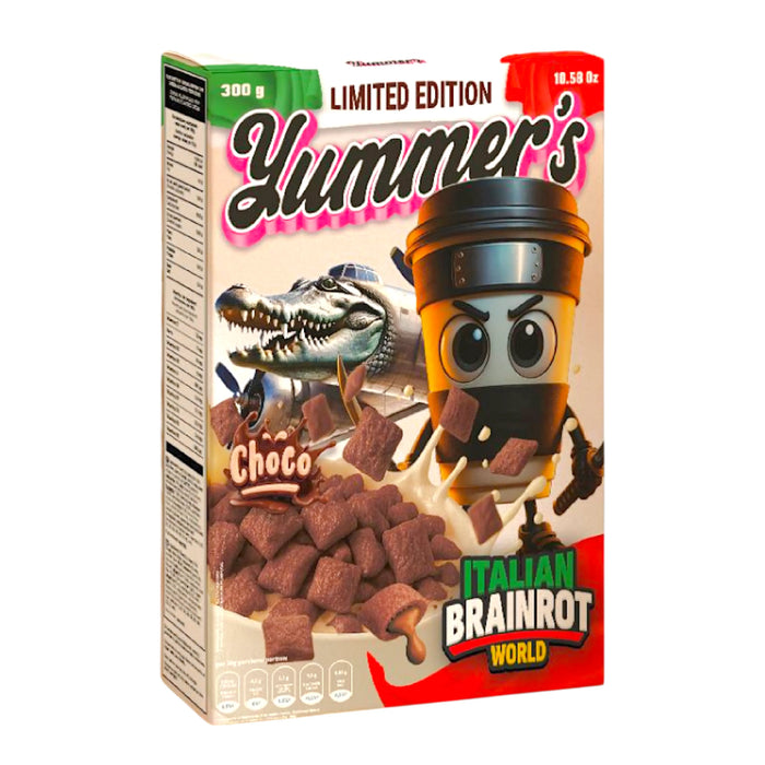 BFCER YUMMERS 300 GR BRAINROT CHOCOLATE CEREAL (12 UN)