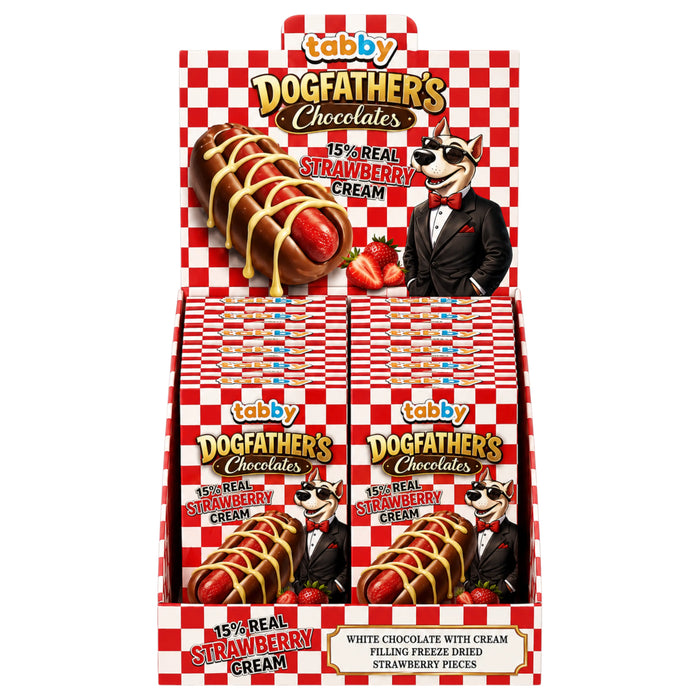 CANDY TABBY 12 x 40 GR FATHERS HOTDOG STRAWBERRY