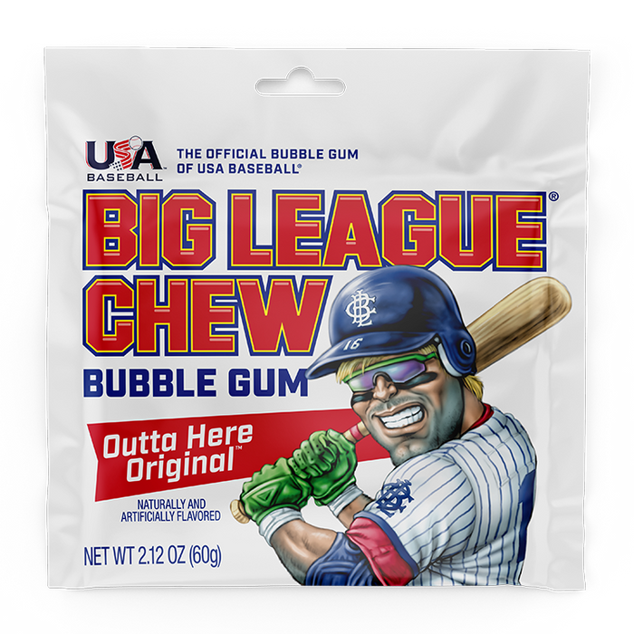 CANDY BIG LEAGUE 12 x 60 GR CHEW ORIGINAL