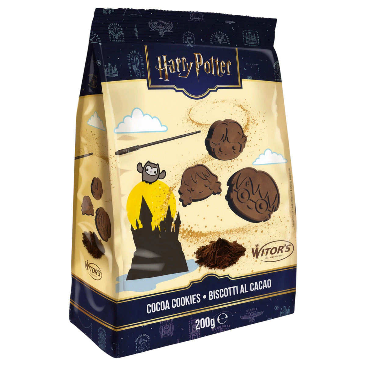 COOKI HARRY POTTER 200 GR MAGICAL CHARACTERS COCOA BISCUITS