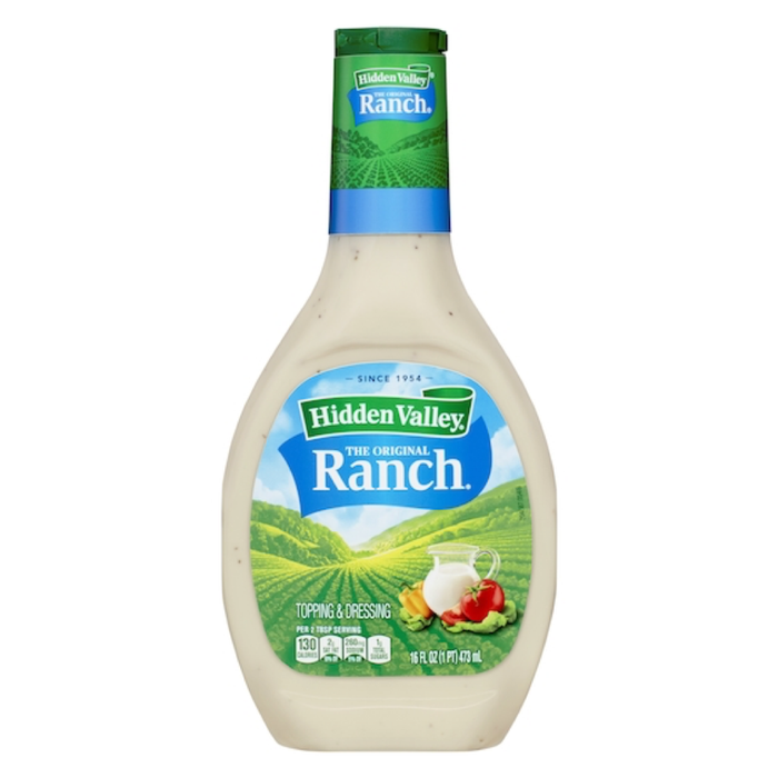 VESTIDO HIDDEN VALLEY 473 ML RANCH