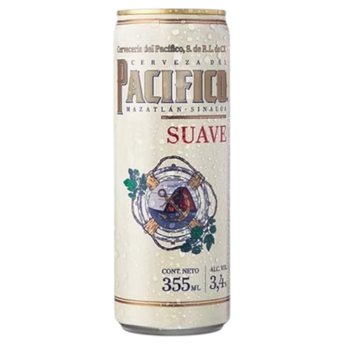 BEVER PACIFICO 355 ML SUAVE BEER CAN