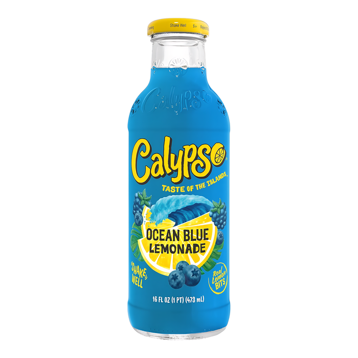 BEVER CALYPSO 473 ML LEMONADE OCEAN BLUE (PFAND)