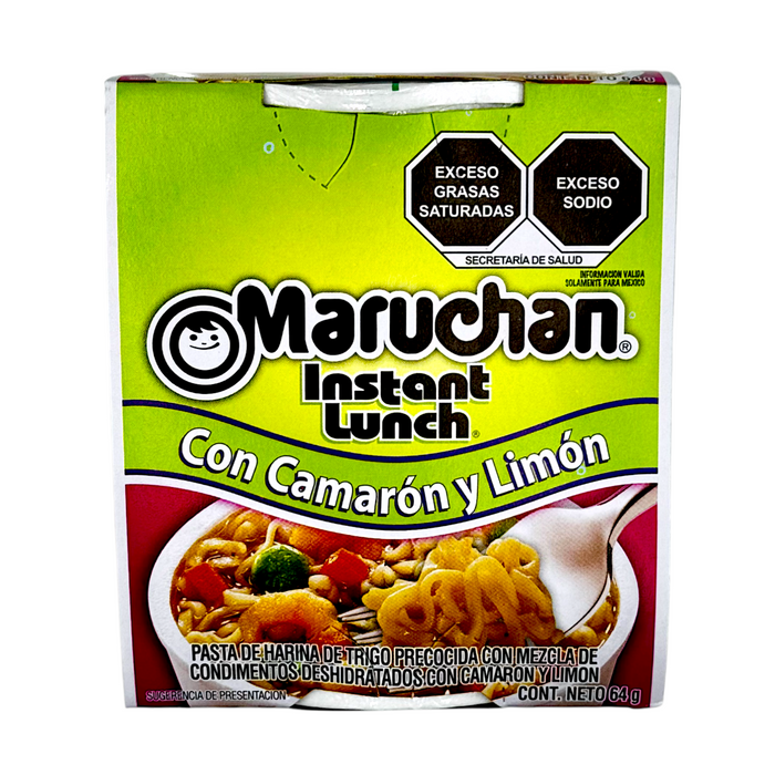 PDISH MARUCHAN 64 GR INSTANT CUP CAMARON Y LIMON (MEX EDITION)