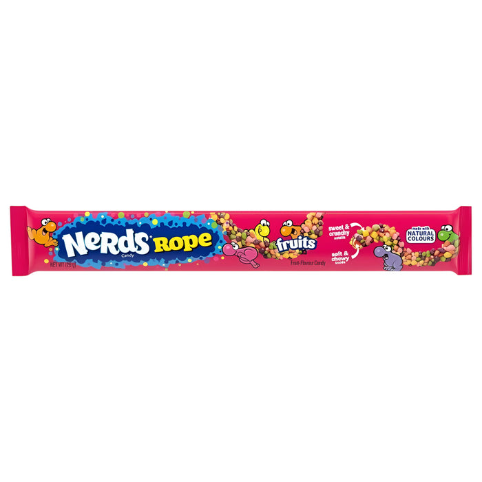 CANDY NERDS 24 x 26 GR FRUITS ROPE