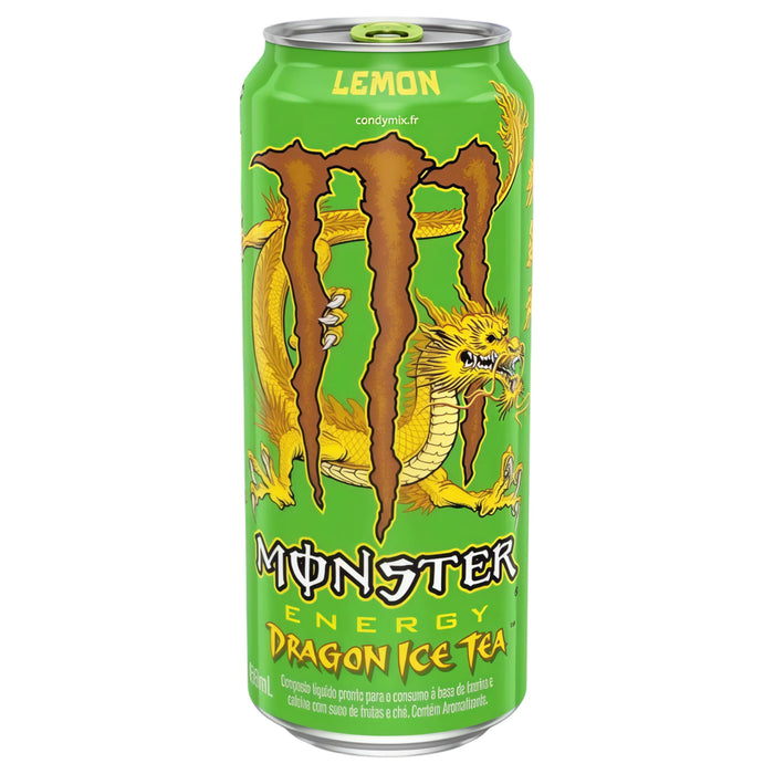 BEVER MONSTER 473 ML LEMON DRAGON ICE TEA (BRAZIL)