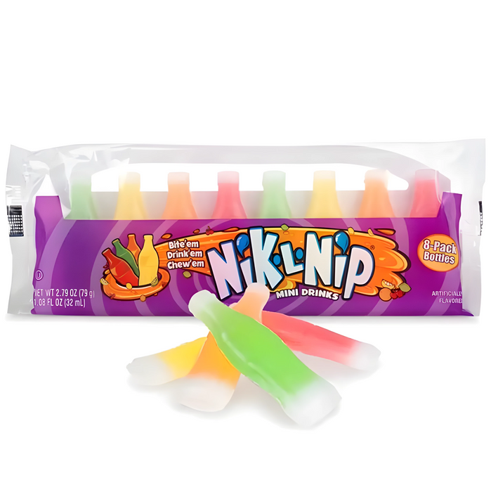CANDY CONCORD 12 x 8 x 10 GR NIK-L-NIP MINI DRINKS