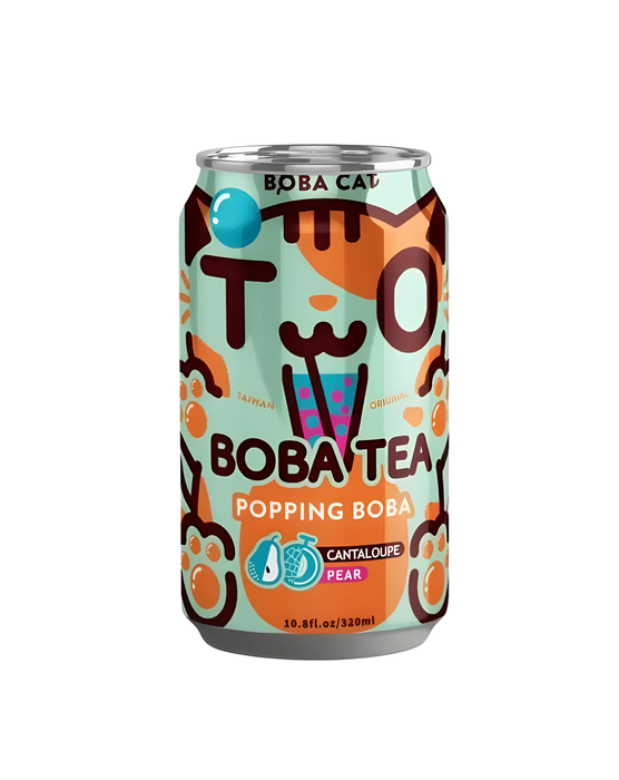 Boba Cat Cantaloupe-Birnentee 320 ml