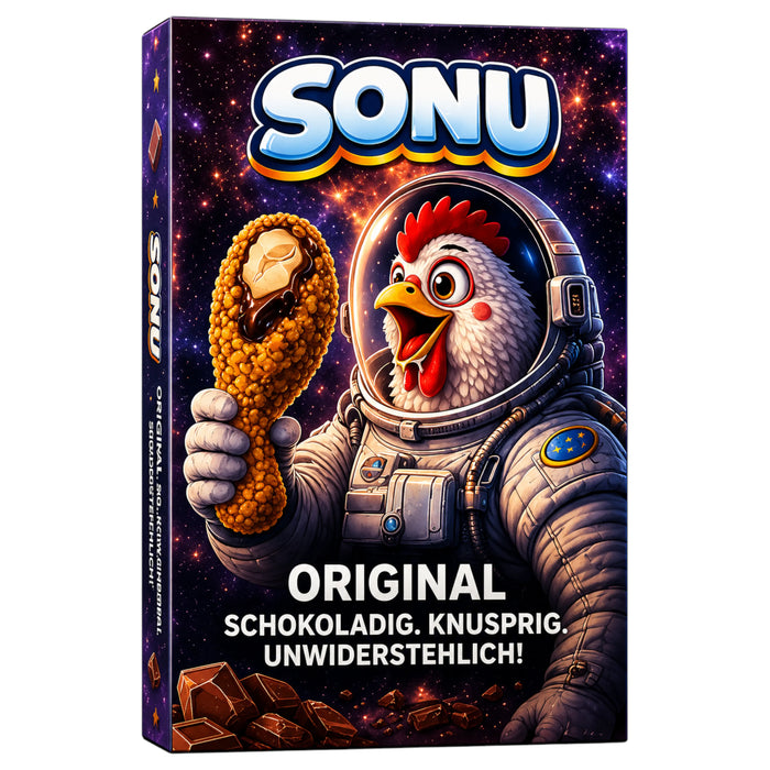 CANDY SONU 20 x 60 GR CRUNCH CRISPY CHICKEN CHOCOLATE