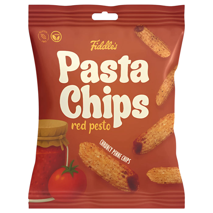SNACK FIDDLES 80 GR PASTA CHIPS RED PESTO
